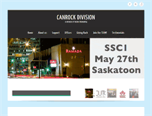 Tablet Screenshot of canrockdivision.com